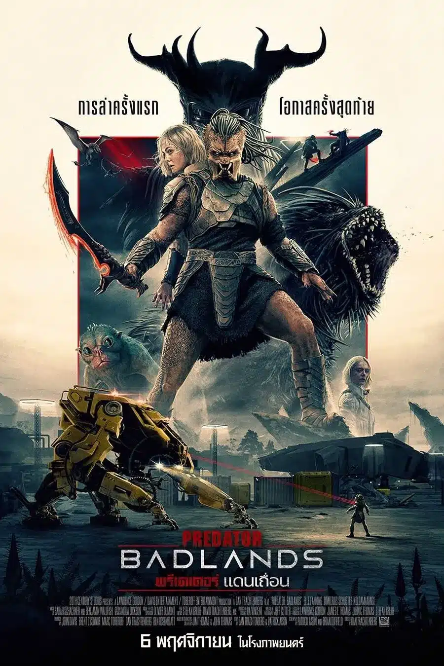 ดูหนังออนไลน์ฟรี Predator Badlands (2025) พรีเดเตอร์ แดนเถื่อน